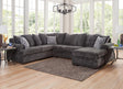 2775-07 Charcoal Sectional - Ella Furniture