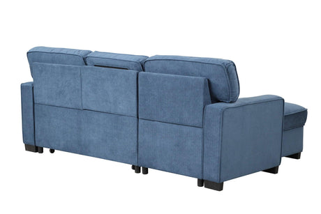 Marcos Sectional With Pull-out Bed - Ella Furniture