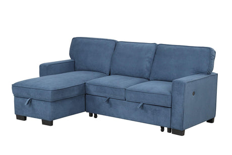 Marcos Sectional With Pull-out Bed - Ella Furniture