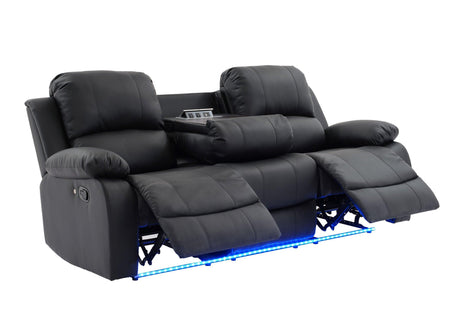 Daytona Black 3Pc Set - Ella Furniture