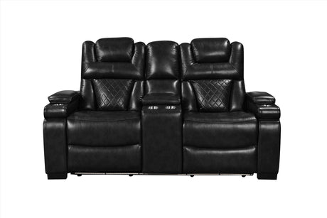 Woodland Black 3Pc Power Reclining Set - Ella Furniture