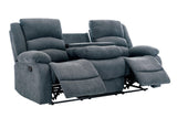 Dynamo2-charcoal 3Pc Reclining Set - Ella Furniture