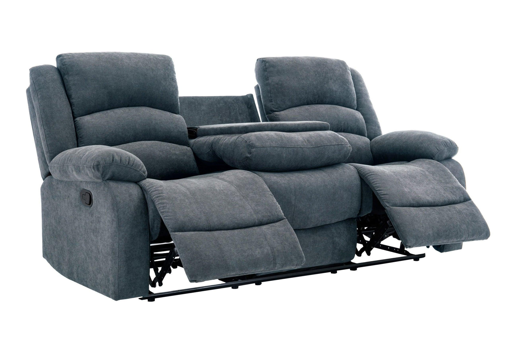Dynamo2-charcoal 3Pc Reclining Set - Ella Furniture