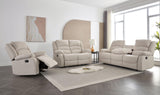 Dynamo2-sand 3Pc Reclining Set - Ella Furniture