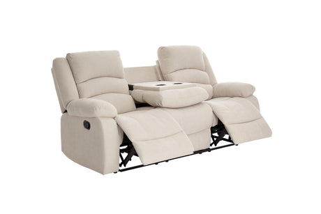 Dynamo2-sand 3Pc Reclining Set - Ella Furniture