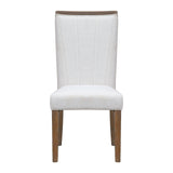 Dolores Brown White Rectangular Dining Room Set