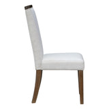 Dolores Brown White Rectangular Dining Room Set