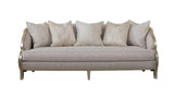 Alexandra Beige Fabric Upholstered 3-Piece Living Room Set