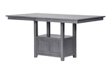 Gray Modern Contemporary Solid Wood And Veneers Fabric Dining Room Set - Ella Furniture