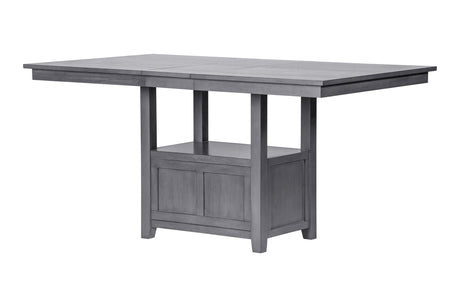 Gray Modern Contemporary Solid Wood And Veneers Fabric Dining Room Set - Ella Furniture