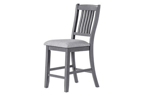 Gray Modern Contemporary Solid Wood And Veneers Fabric Dining Room Set - Ella Furniture