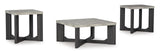 Two Tone Gray Modern Contemporary Solid Wood And Veneers Marble Top Coffee Table - Ella Furniture