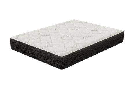 Black & White Modern Memory Foam Luxury Firm King Mattress - Ella Furniture