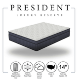 President 14" Hybrid King Mattress