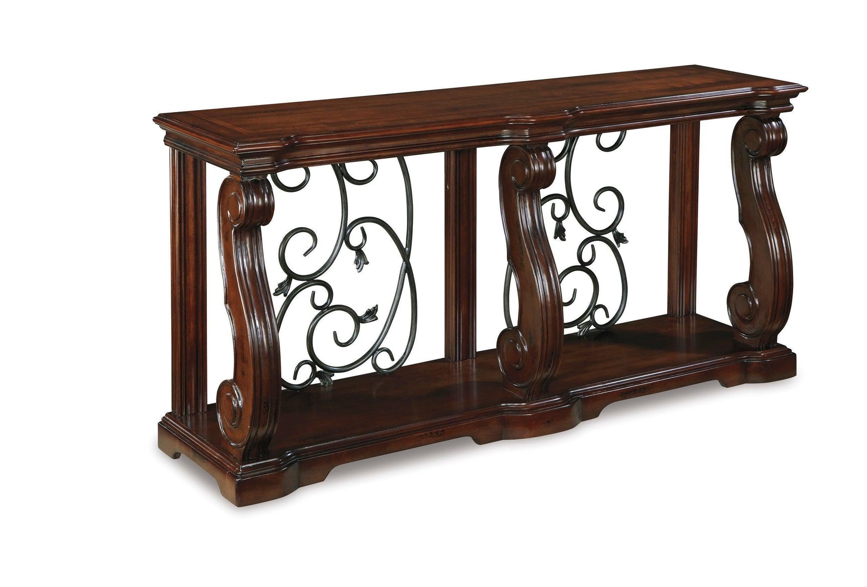Rustic Brown Storage Coffee Table