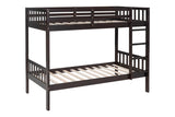 Espresso Twin Over Twin Bunk Bed
