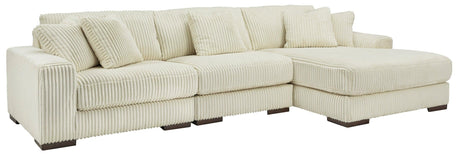Ivory Modern Contemporary Metal Reclining Sectional - Ella Furniture