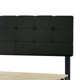 Hectic Black Platform Queen Bed