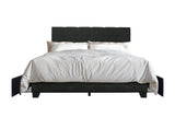 Hectic Black Platform King Bed