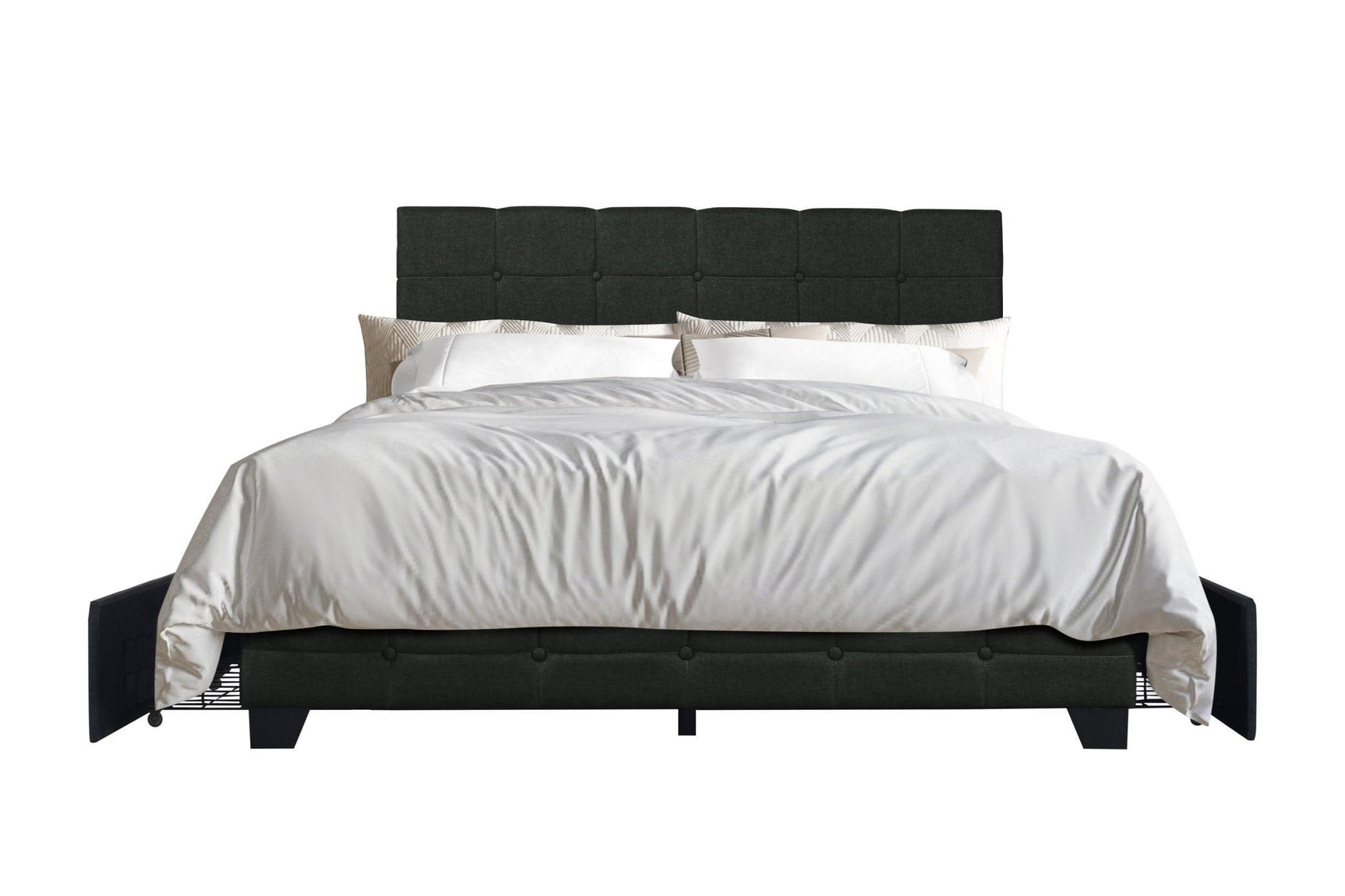 Hectic Black Platform King Bed