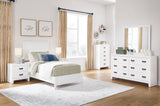Robert White Panel Bedroom Set