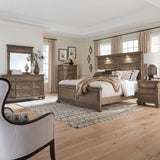 Flynn Brown LED Panel Bedroom Set