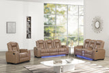 Stefano Brown 3-Piece Reclining Set