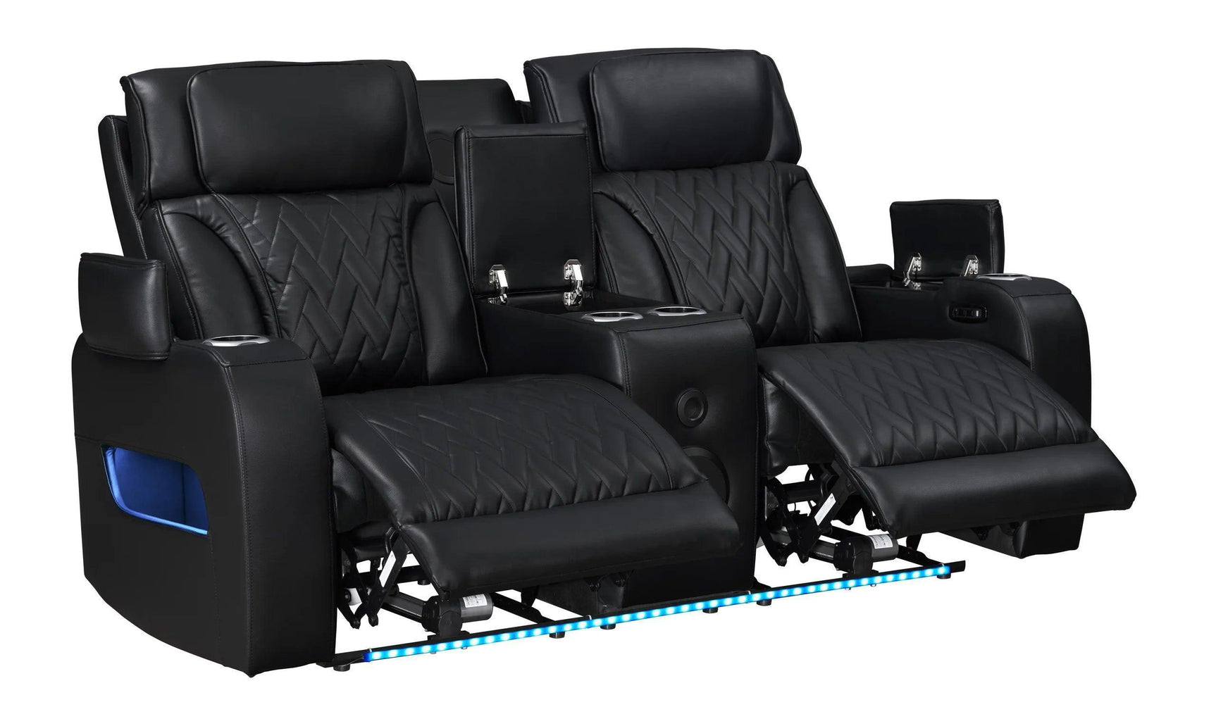 Dubai Black 3-Piece Power Reclining Set