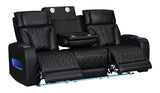Dubai Black 3-Piece Power Reclining Set