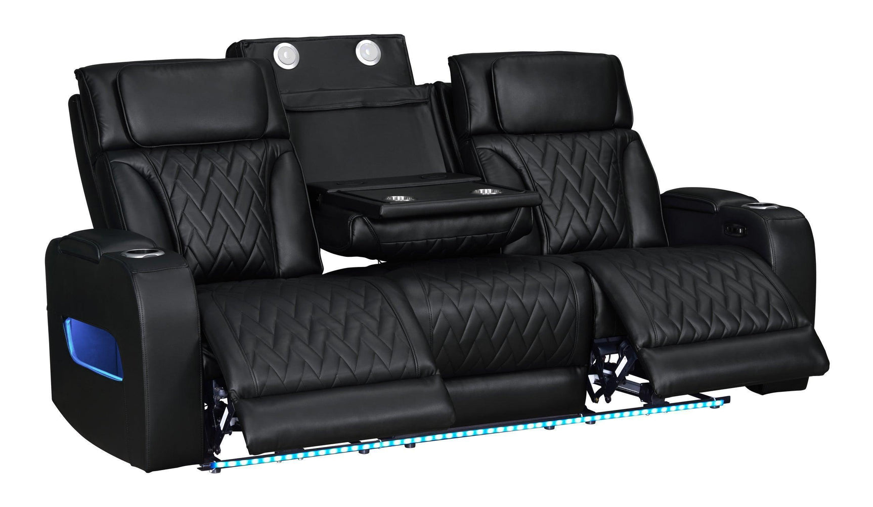 Dubai Black 3-Piece Power Reclining Set