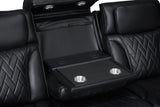 Dubai Black 3-Piece Power Reclining Set