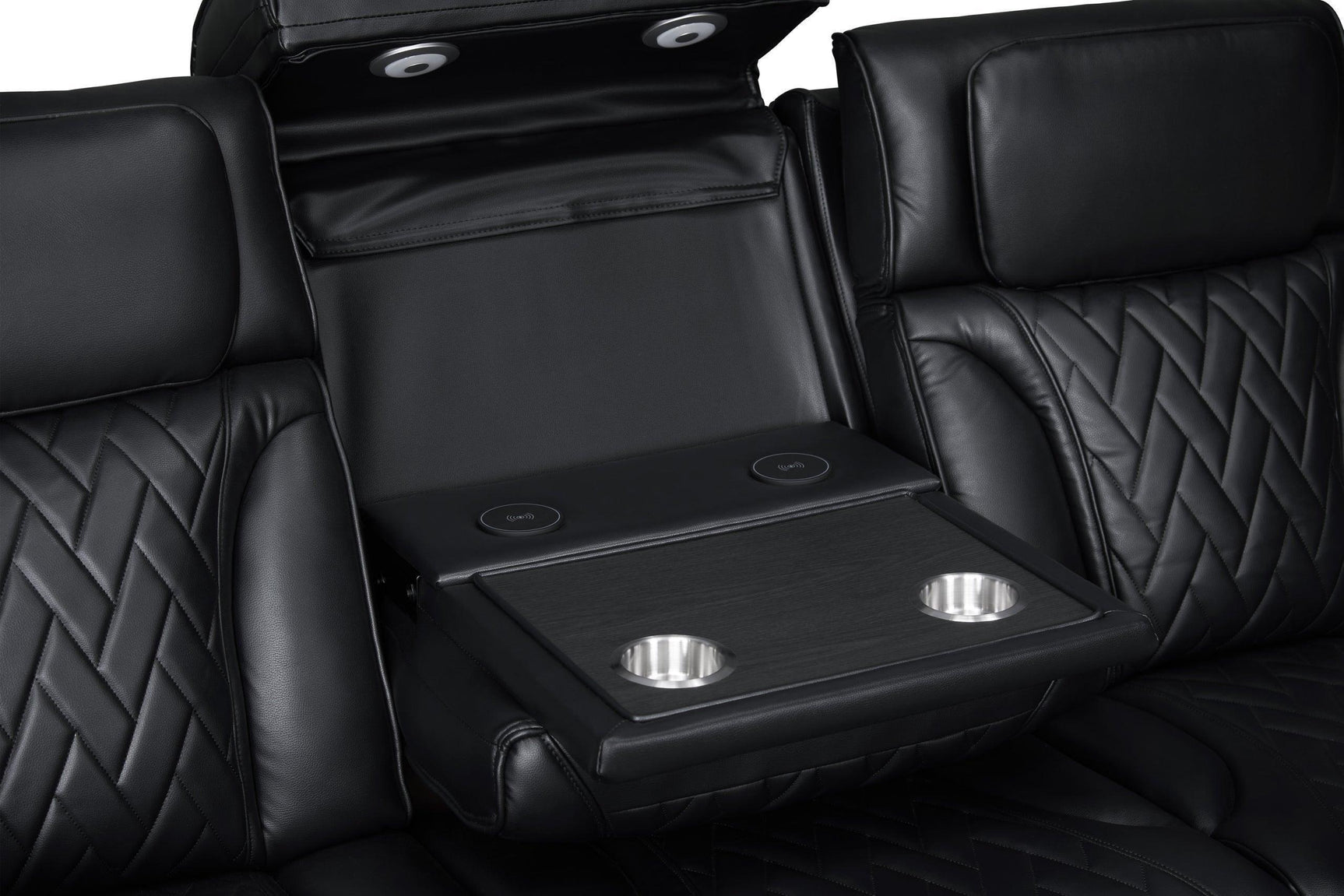 Dubai Black 3-Piece Power Reclining Set