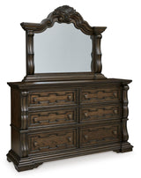 Maylee Dark Brown Upholstered Panel Bedroom Set