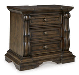 Maylee Dark Brown Upholstered Panel Bedroom Set