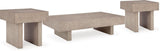 Jorlaina Light Grayish Brown Occasional Table Set