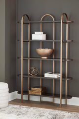 Brentmour Brown Gold Bookcase