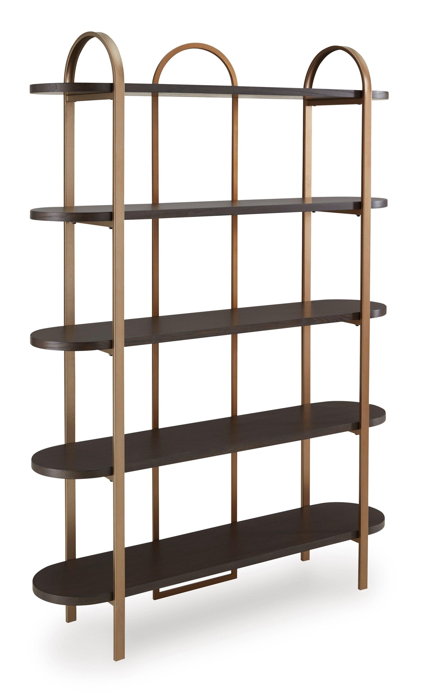 Brentmour Brown Gold Bookcase