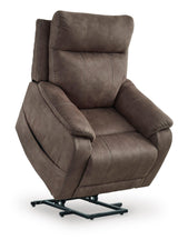 Kiha Espresso Power Lift Recliner w Heat Massage