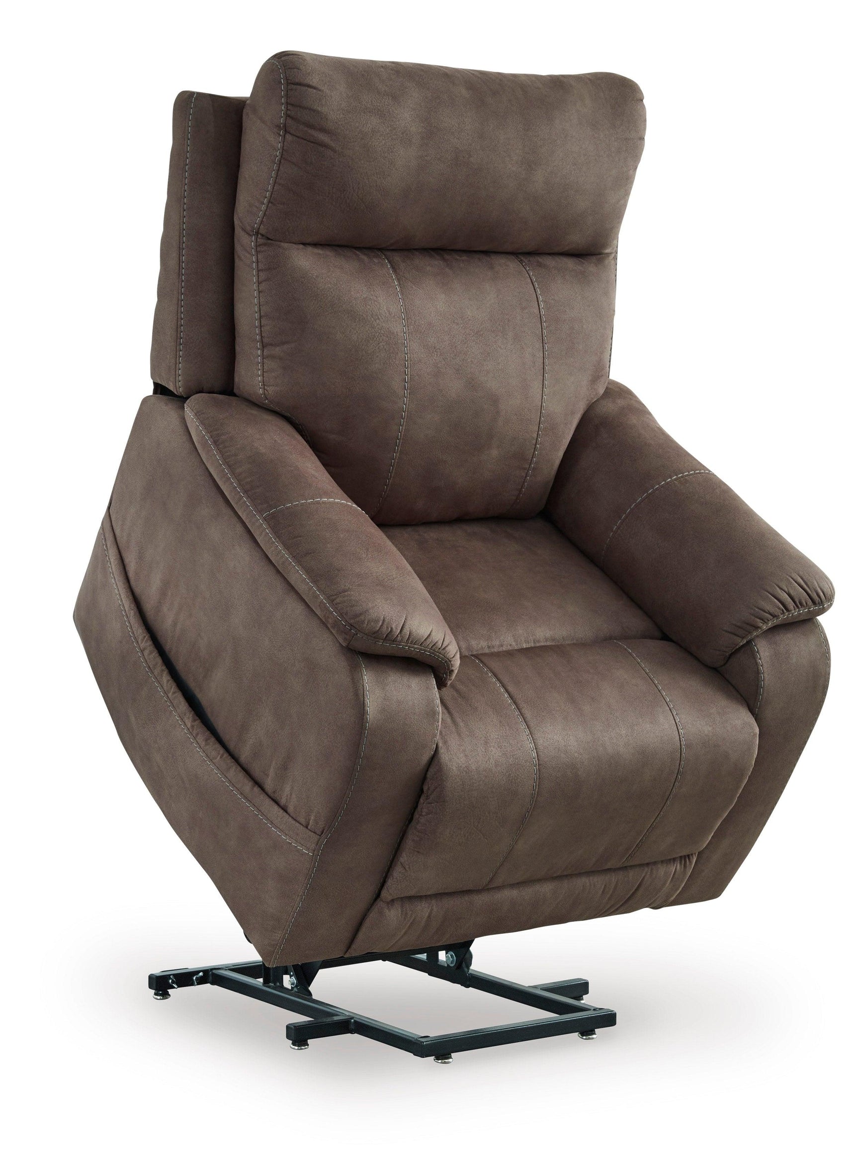 Kiha Espresso Power Lift Recliner w Heat Massage