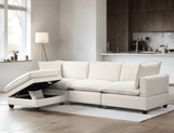 Cloud Sand Linen Modular Sectional