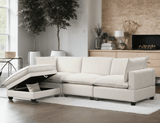 Cloud Sand Linen Modular Sectional