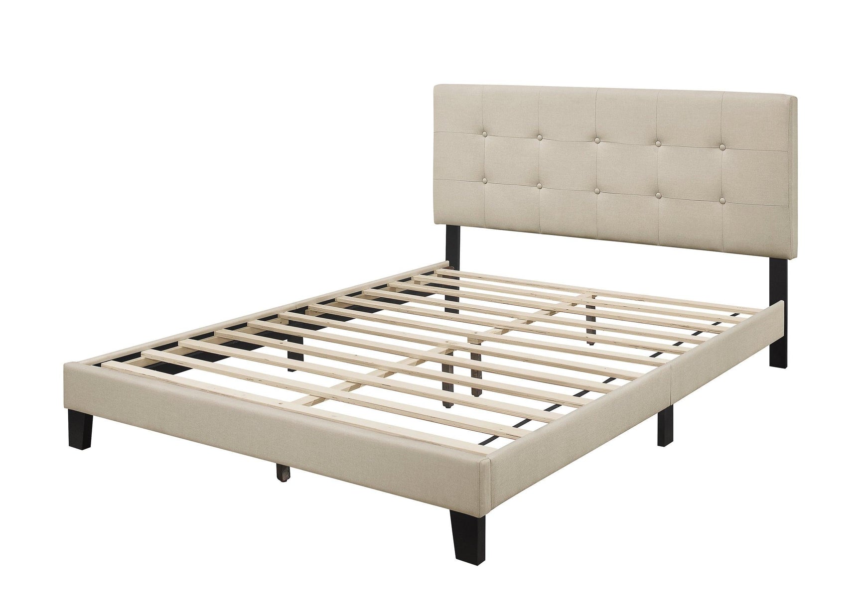 Nini Fog Upholstered Platform Queen Bed