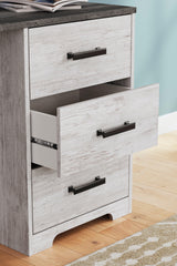 Shawburn White Dark Charcoal Gray Office Desk