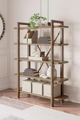 Roanhowe Brown Bookcase