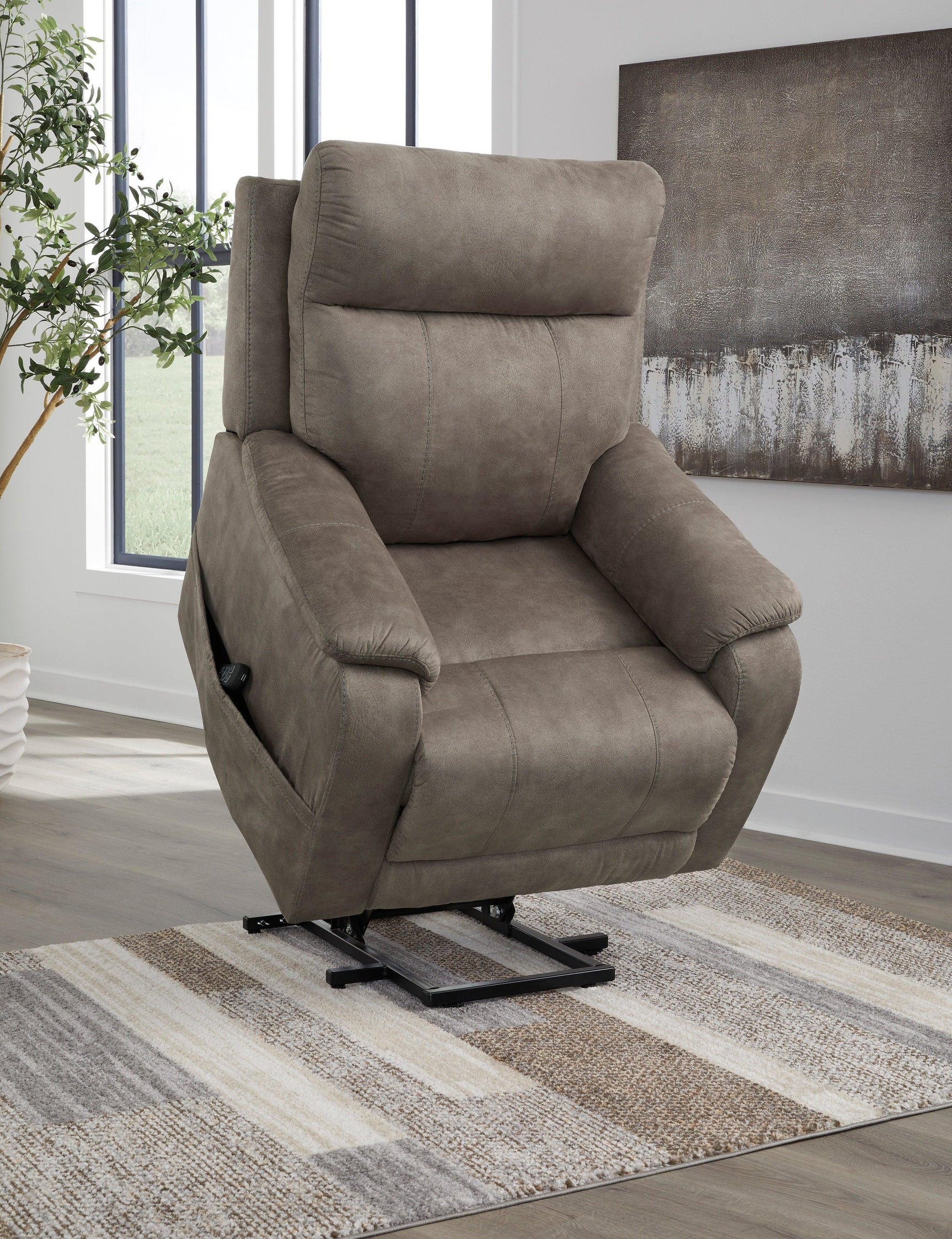 Kiha Fossil Power Lift Recliner w Heat Massage