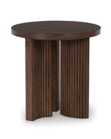 Korestone Dark Brown Occasional Table Set