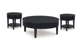 Marstream Black Occasional Table Set