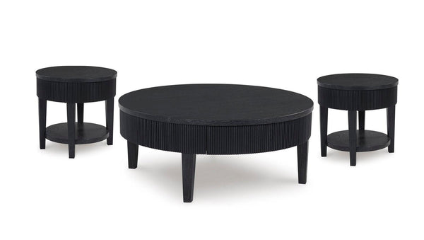Marstream Black Occasional Table Set