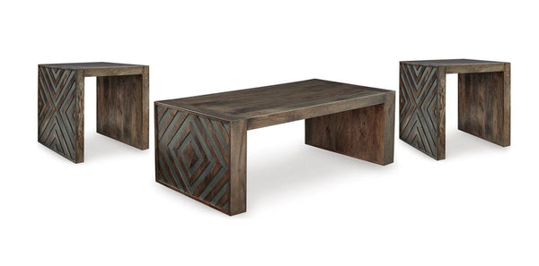 Dreggan Brown Occasional Table Set