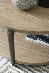 Dyonton Light Gray Brown Coffee Table